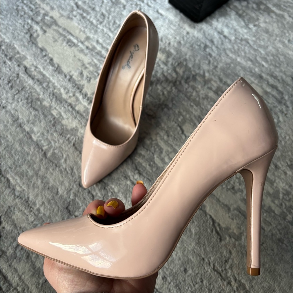 Qupid Pink Heels